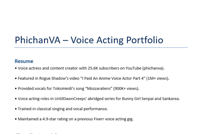 say anything as an anime voice actress